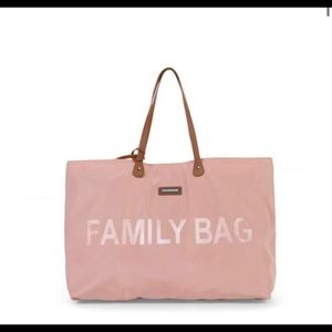 NWT ChildHome Parents Tote Bag - FAMILY BAG NURSERY BAG - Pink & Copper